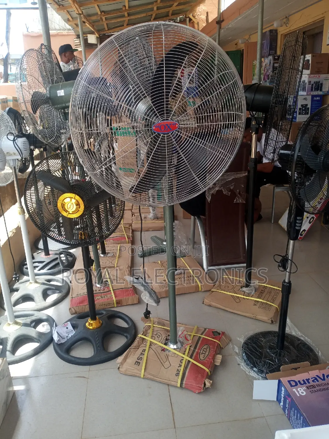 Top Class OX Industrial Standing Fan 26 Inches