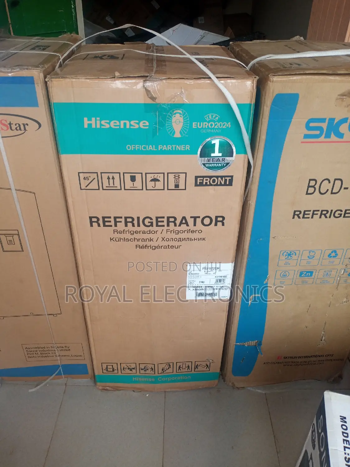 Superior Quality Hisense Double Door Refrigerator REF172DR