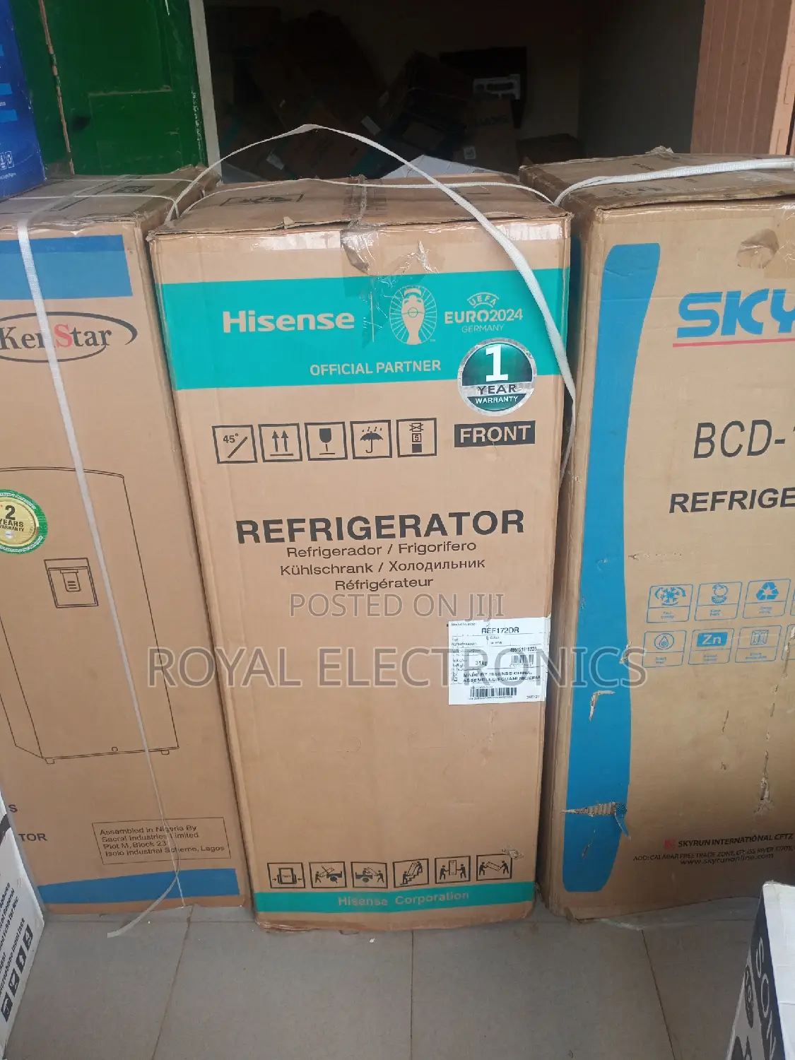 Superior Quality Hisense Double Door Refrigerator REF172DR