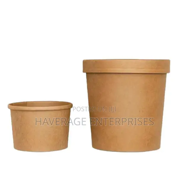 Waterproof Yugurt Paper Craft Bowl 14/16oz 300pcs