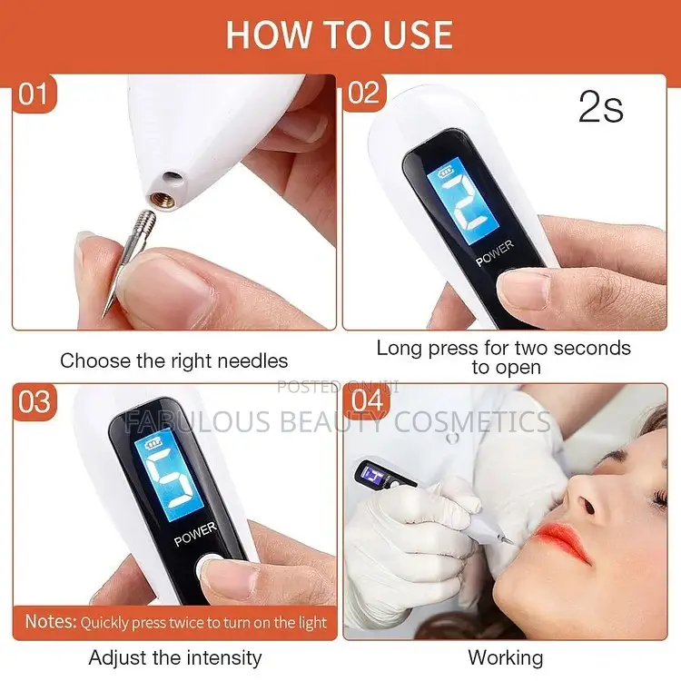 Electric Freckle Skin Tag Remover Wart Speckle Tattoo Remove