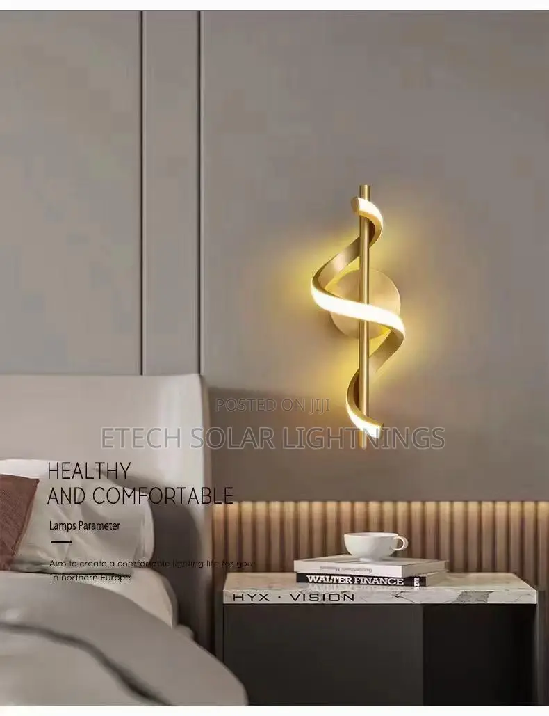 Modern Led Living Room Bedroom Bedside Wall Light Lamp