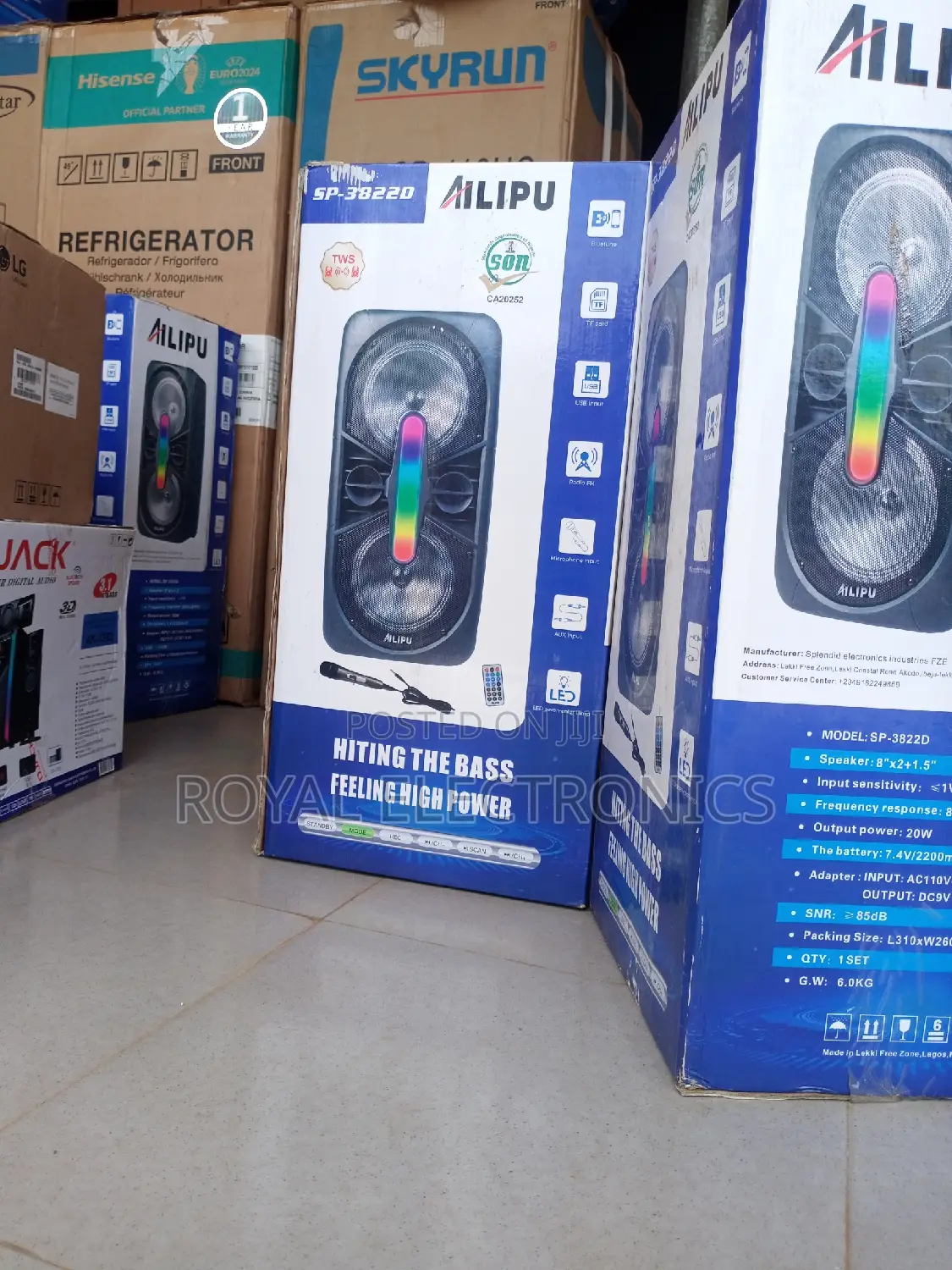 AILIPU(SP-3822D) Powerful PA Sound System