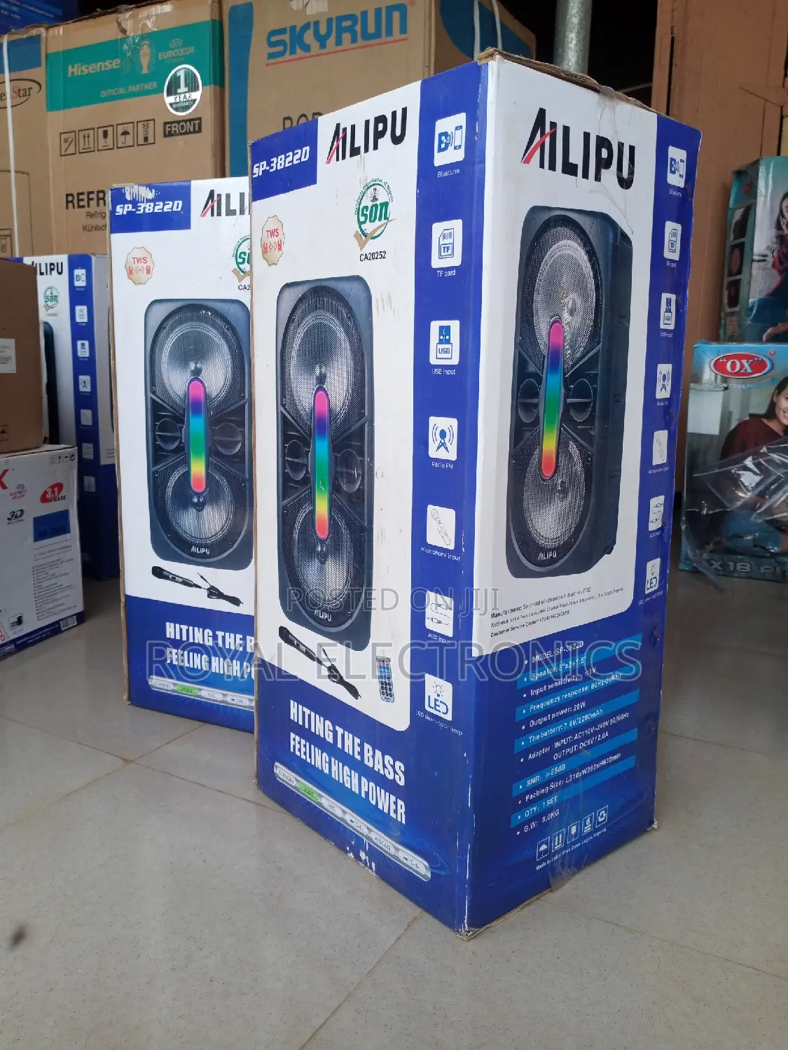 World Class AILIPU(SP-3822D) Powerful PA Sound System