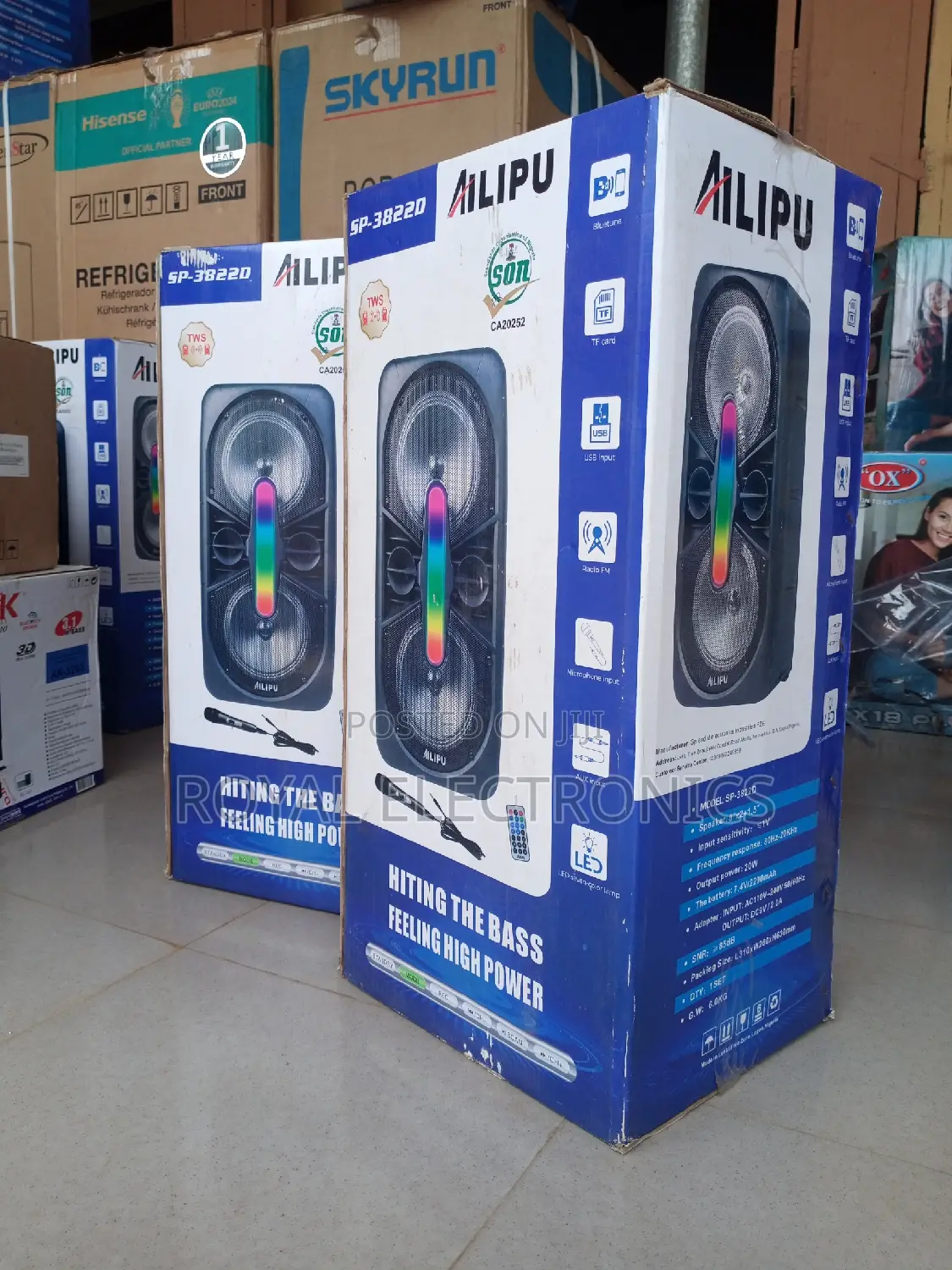 World Class AILIPU(SP-3822D) Powerful PA Sound System