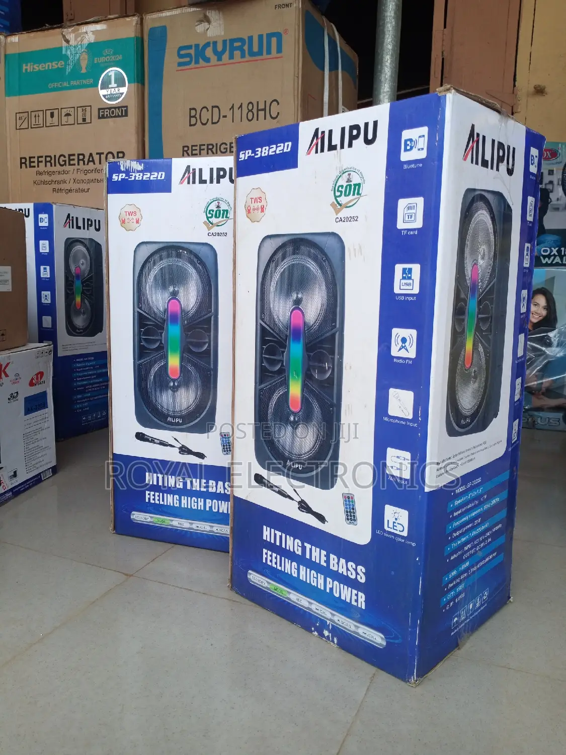 High Quality AILIPU(SP-3822D) Powerful PA Sound System