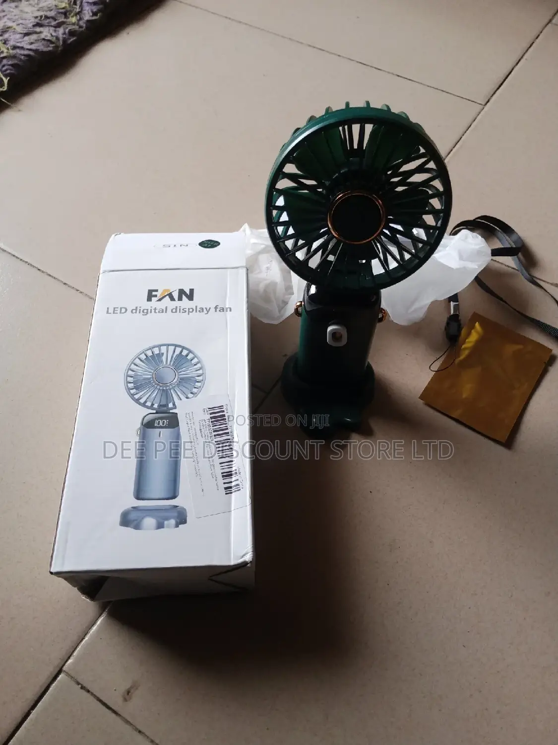 Rechargeable 4000mah Handheld 5 Speed Foldable Mini Fan