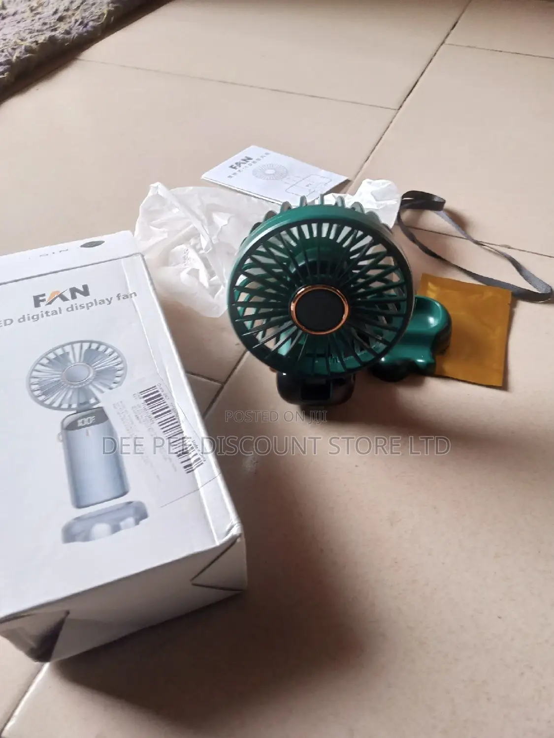 Rechargeable 4000mah Handheld 5 Speed Foldable Mini Fan