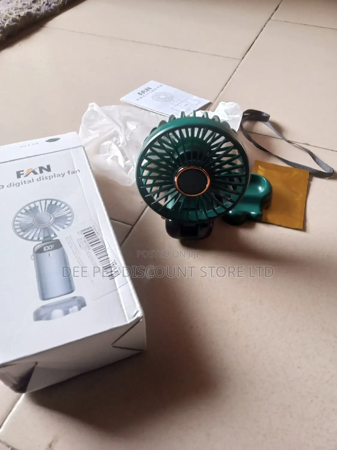 Rechargeable 4000mah Handheld 5 Speed Foldable Mini Fan