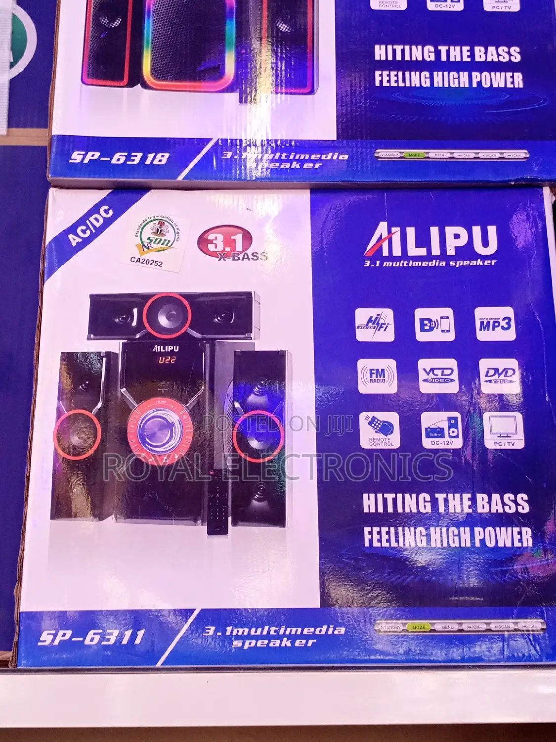 World Class 3.1 Ailipu Heavy Duty Home Speaker System
