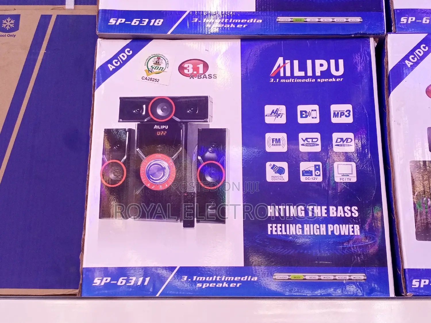 World Class 3.1 Ailipu Heavy Duty Home Speaker System