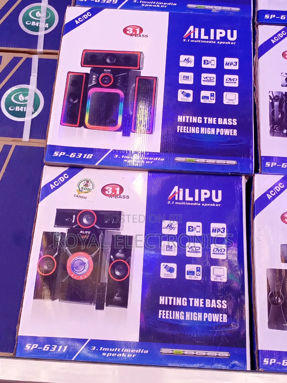 Superior Quality 3.1 Ailipu Heavy Duty Home Speaker System