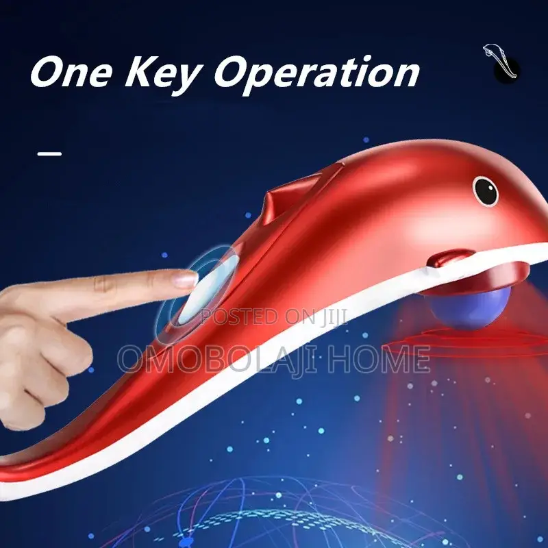 Dolphin Massager With 3' Interchangeable Heads