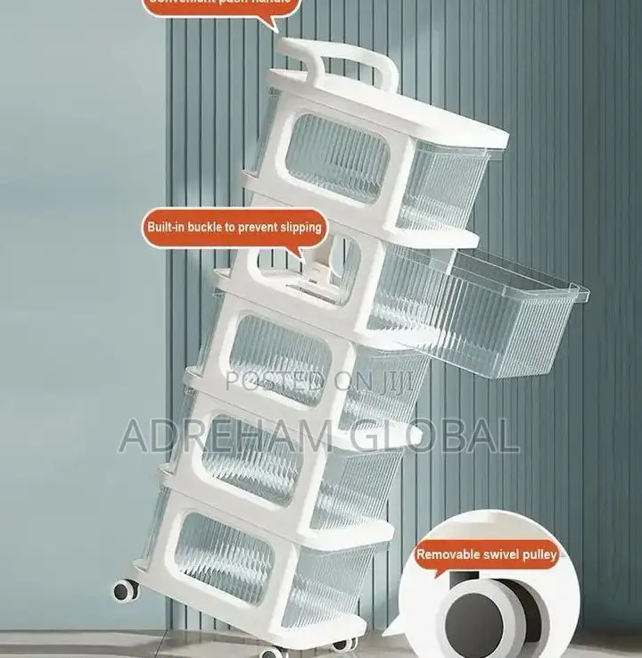 5layers Kids Transparent Storage Rack