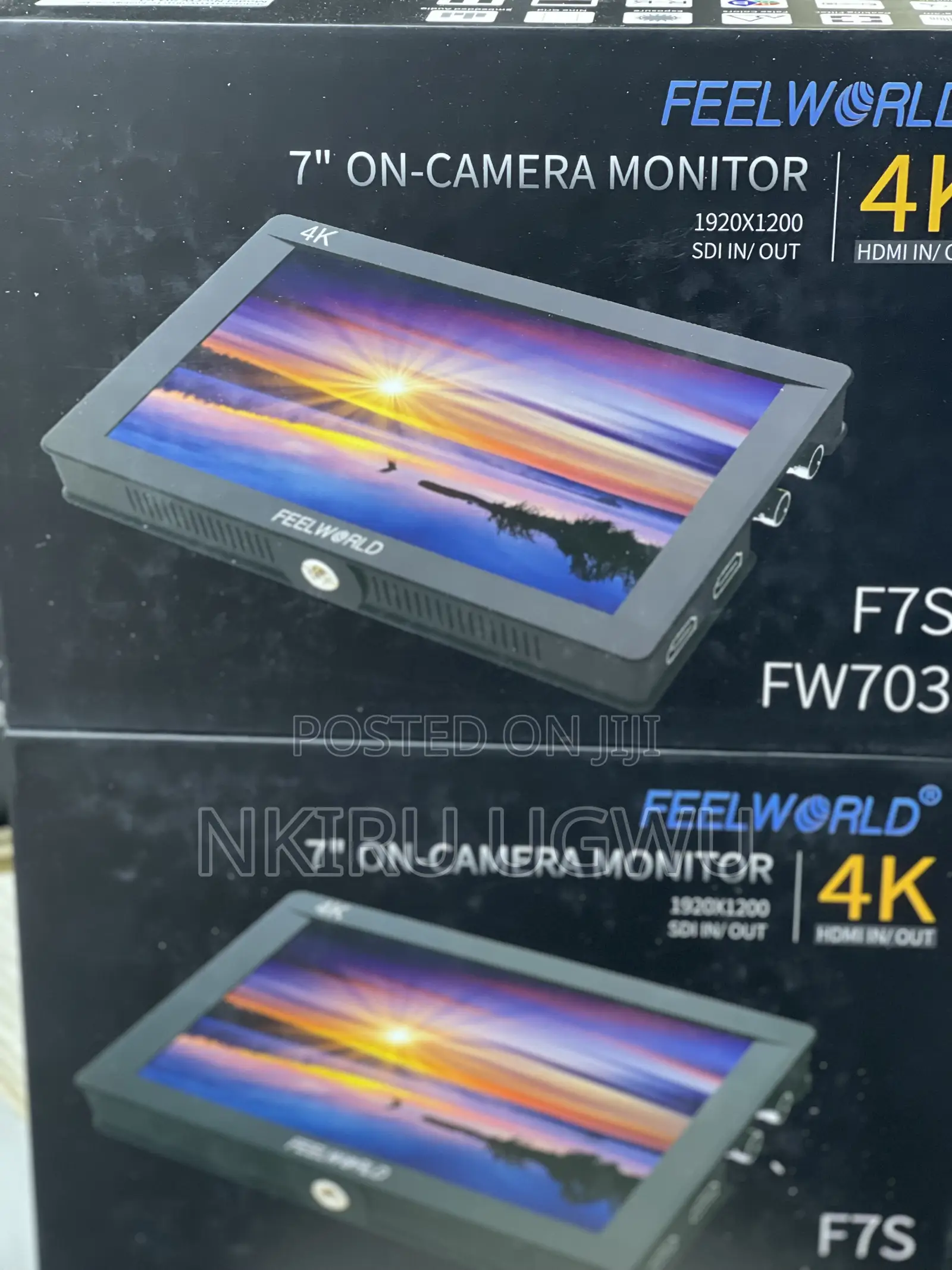 Feelworld Fw703 7 Inch 3g Sdi DSLR Camera Field Monitor Ful