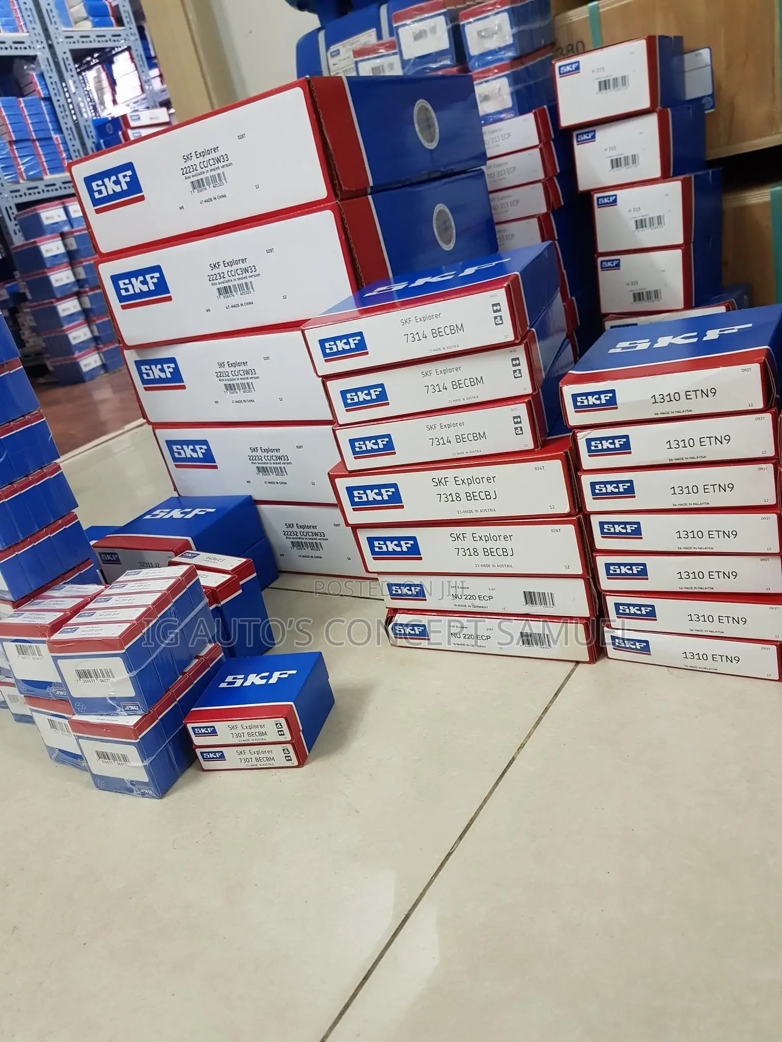 Original SKF Bearing Available 22232CC,7314ECM,1310E