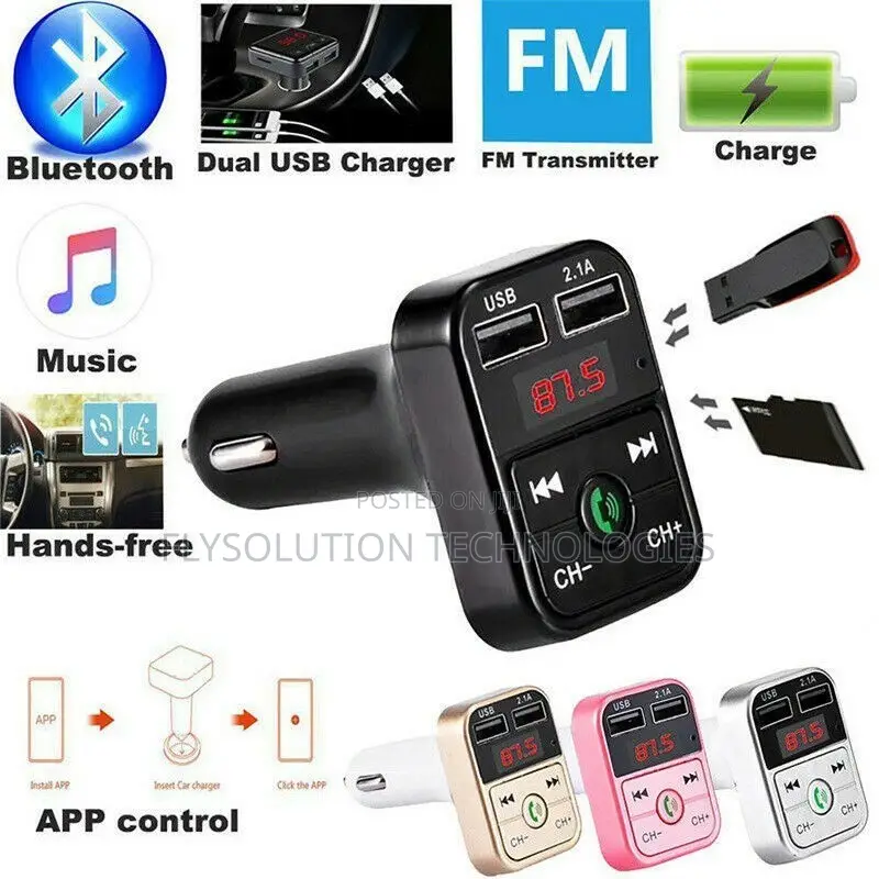 Multipurpose Wireless Car Bluetooth Fm Transmitter