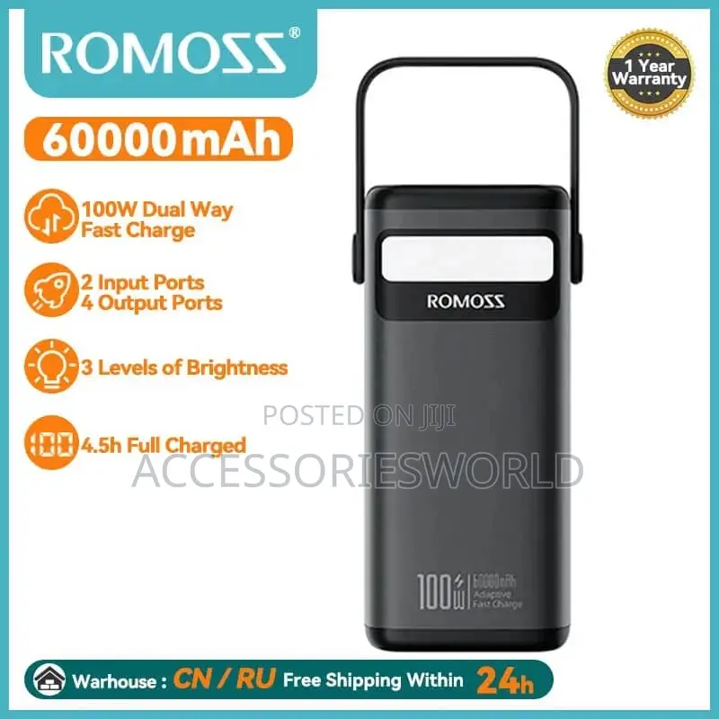 ROMOSS PMT60 100W 60000mah Power Bank