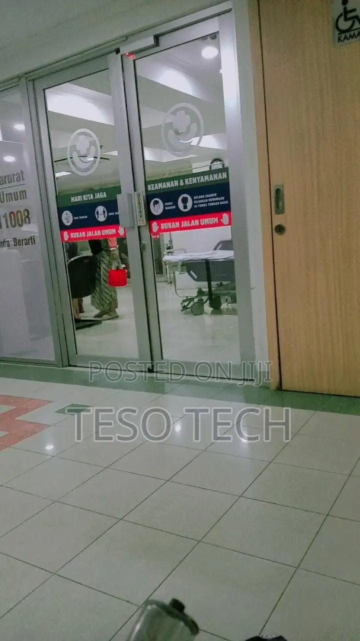 Glass Automated Slide Door