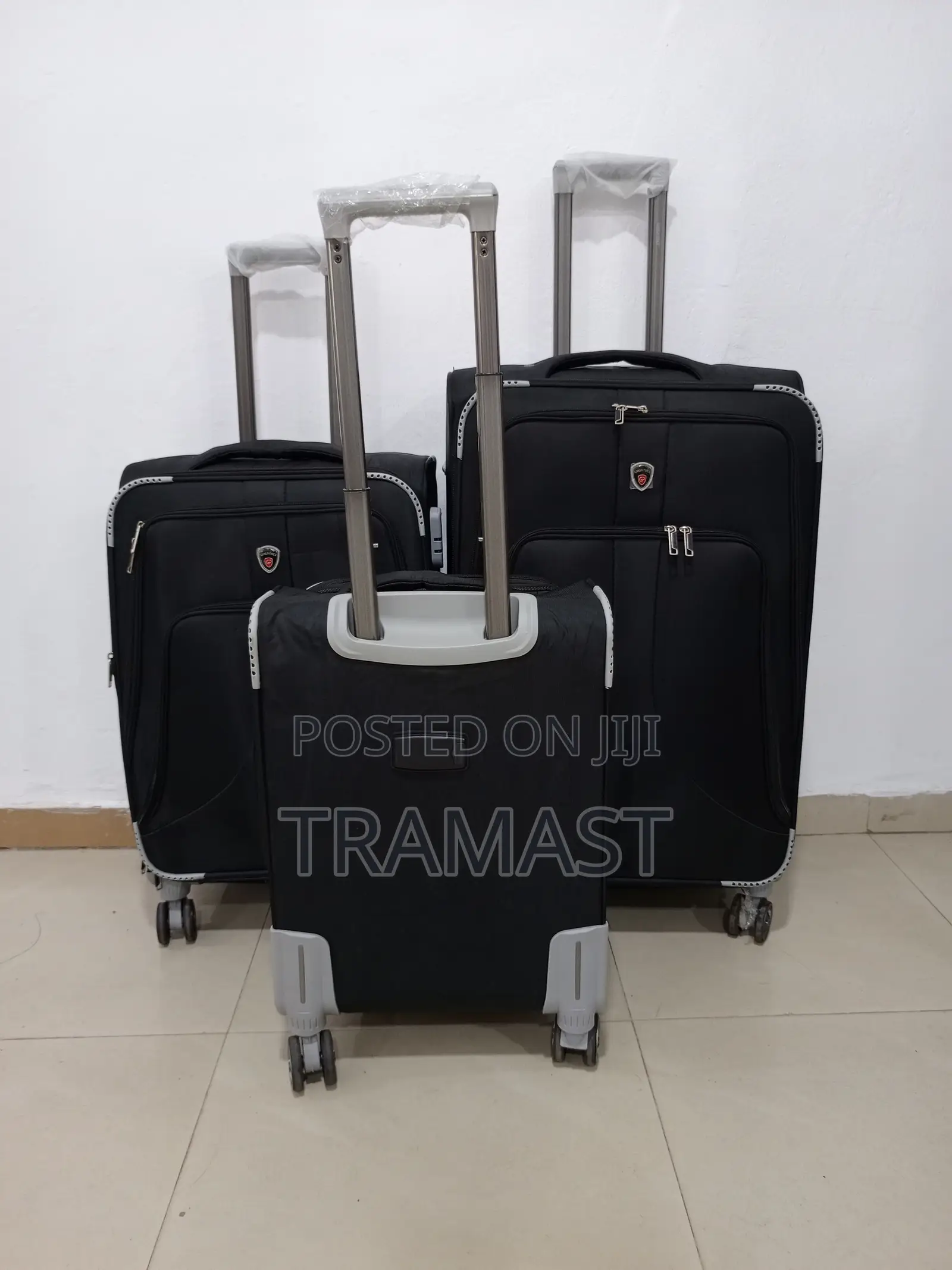 Strong 3 Set Goodpatner Travelling Luggage Black