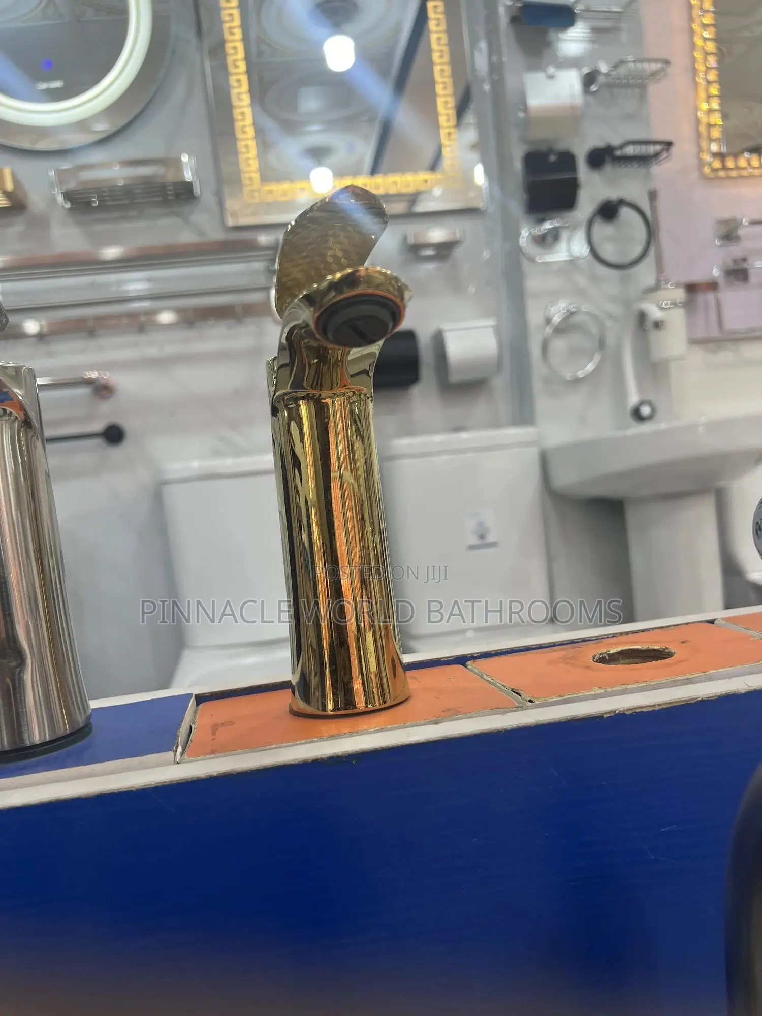Gold Basin Mixer Tap for Washing Hand Basin