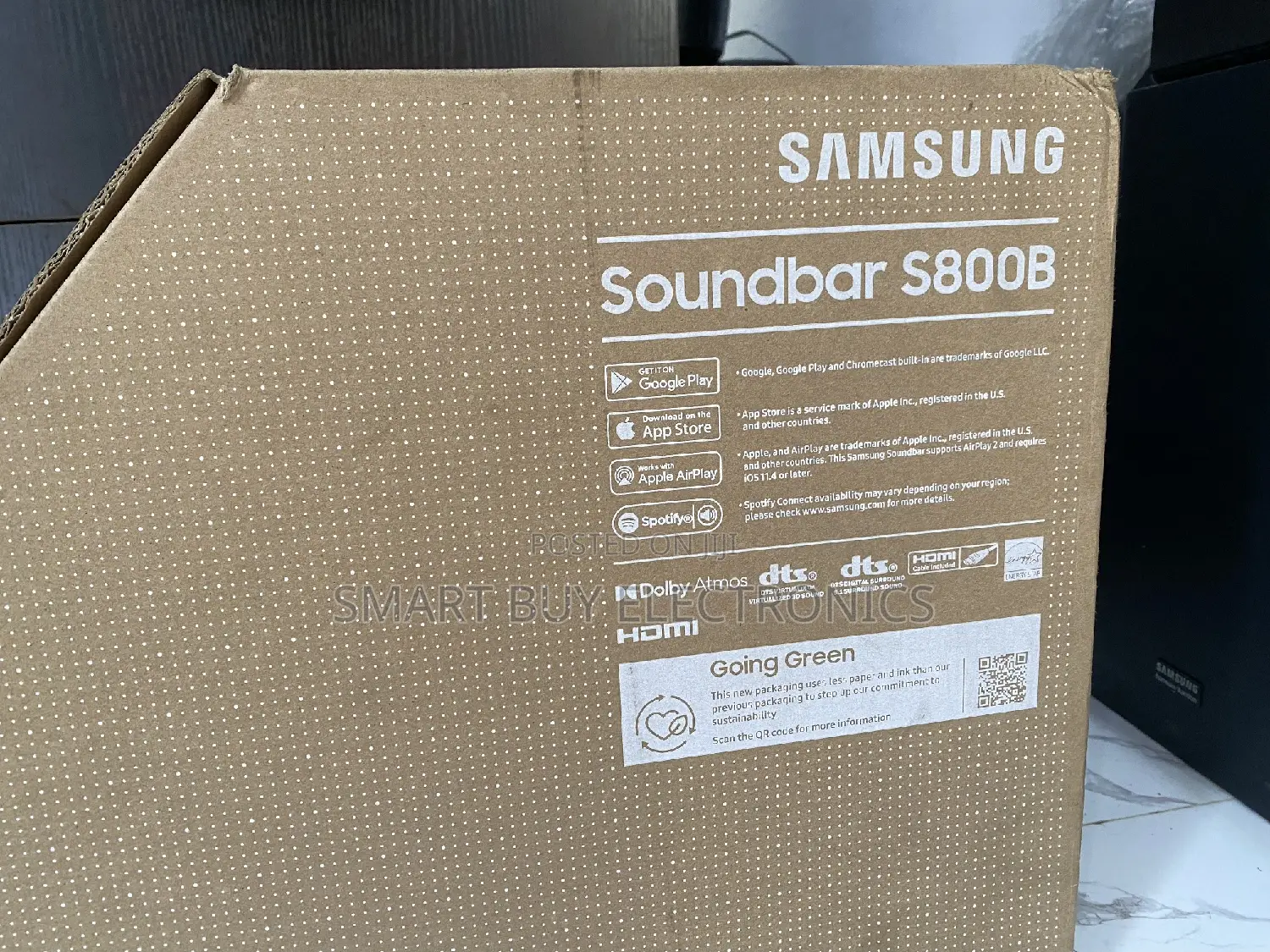 Samsung HW-S800B 330W 3.1.2-Channel Soundbar System (Black)