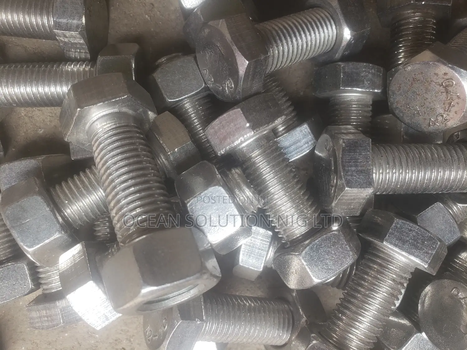 M16 X 50 Stainless Steel Bolt and Nut