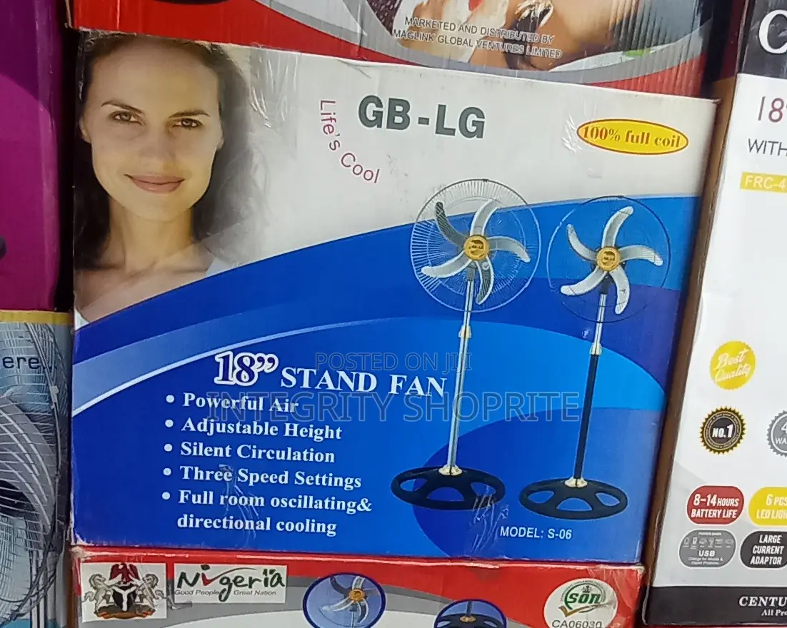 Gb - Lg 18" Standing Electric Fan