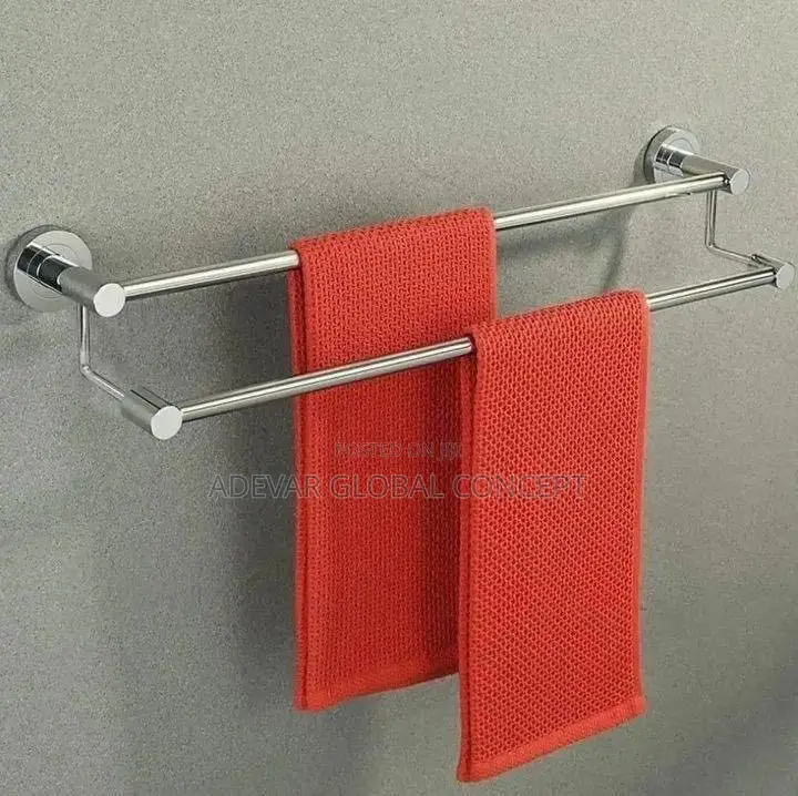 Quality Aluminum Towel Hanger Double Rails 60cm,70cm 90cm