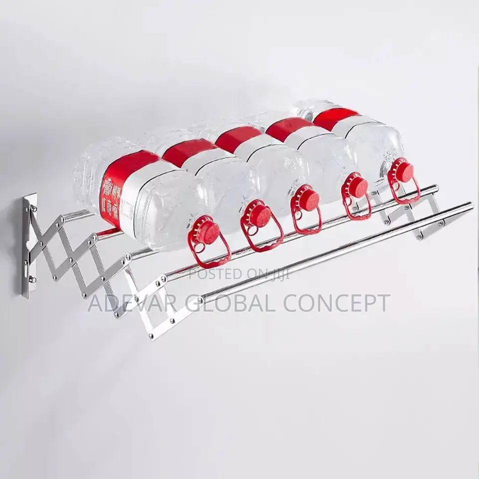 High Quality Expandable Towel Hanger - White 70cm 90cm