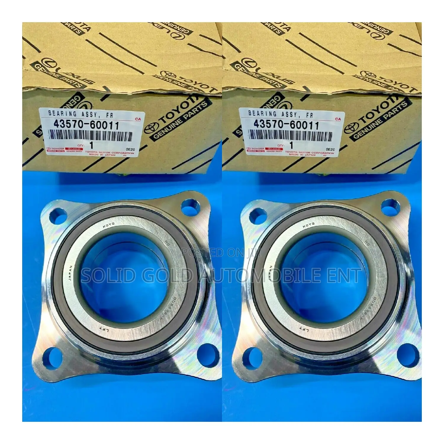 Front Wheel Bearing Prado/Gx460 2010-2021