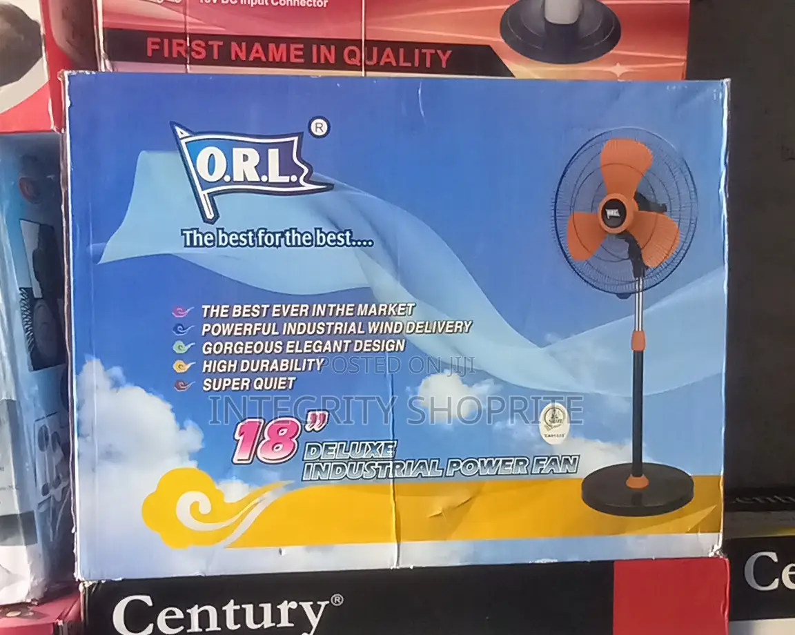 Orl 18" Deluxe Industrial Power Standing Fan
