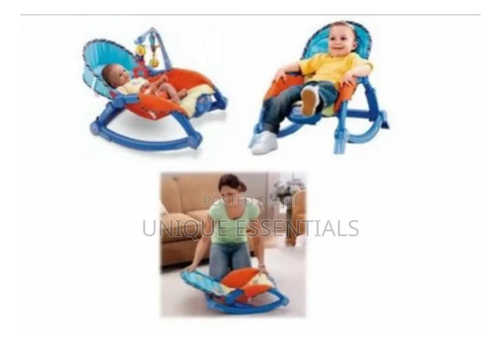 Baby Rocker With Bouncer Chair and Music Swing Toys.