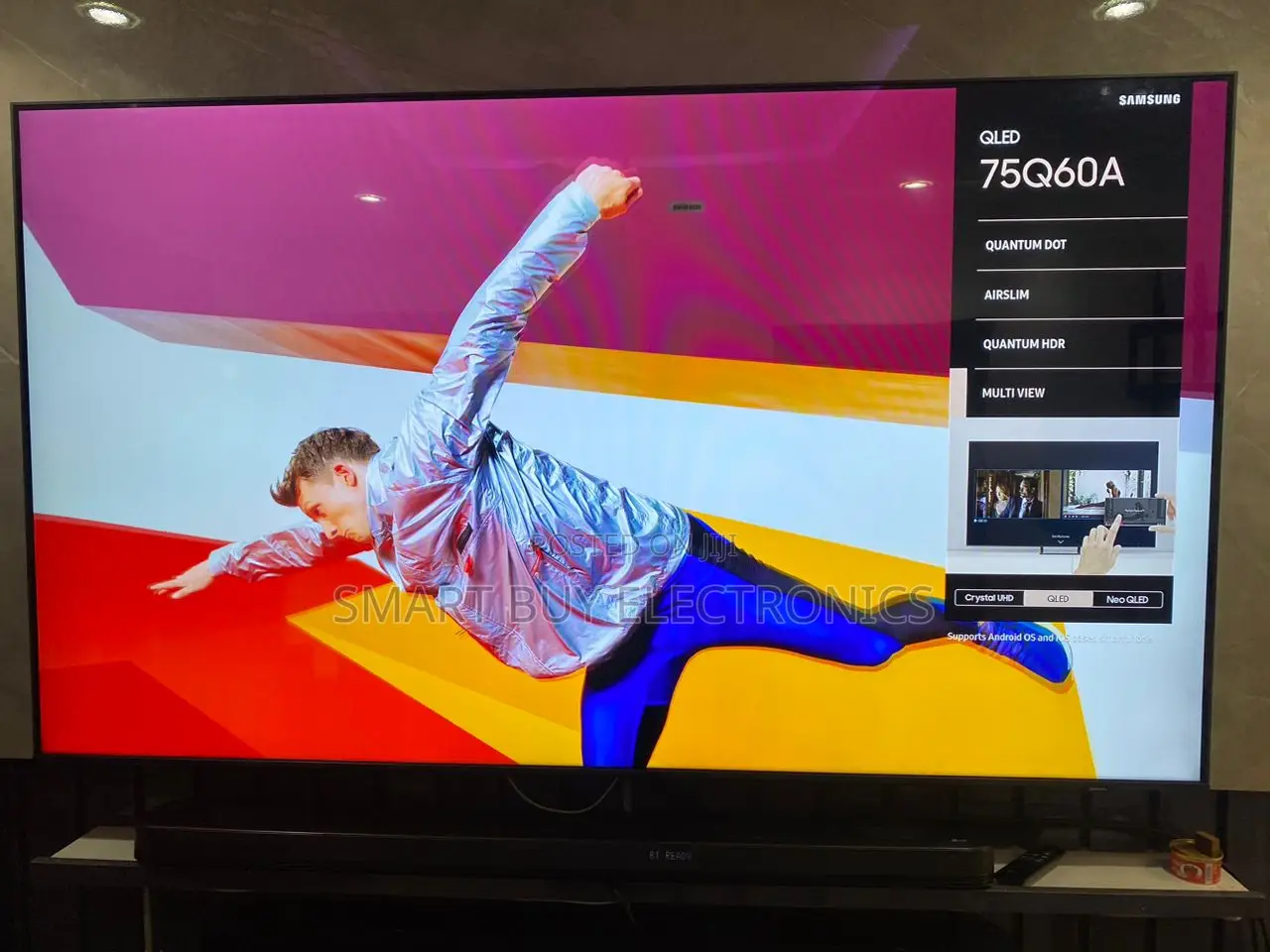 New Geniune Sleek 2024 Samsung 75inches Q75A Smart TV