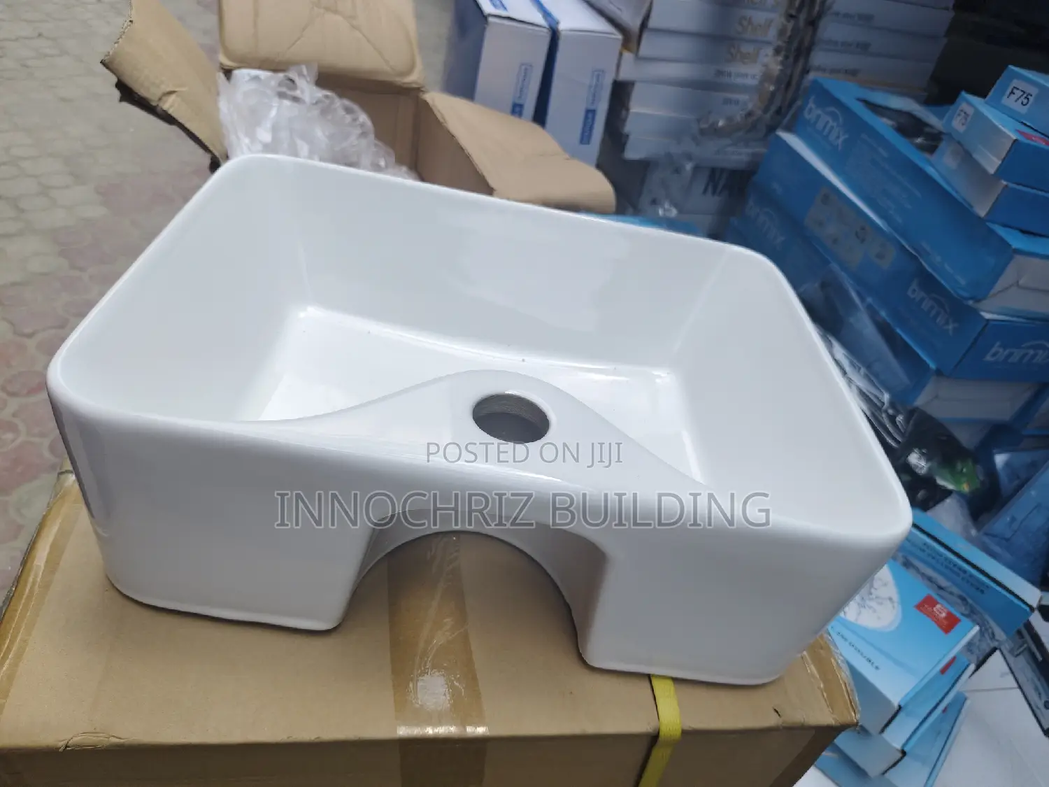 Countertop Basin With Tap Hole