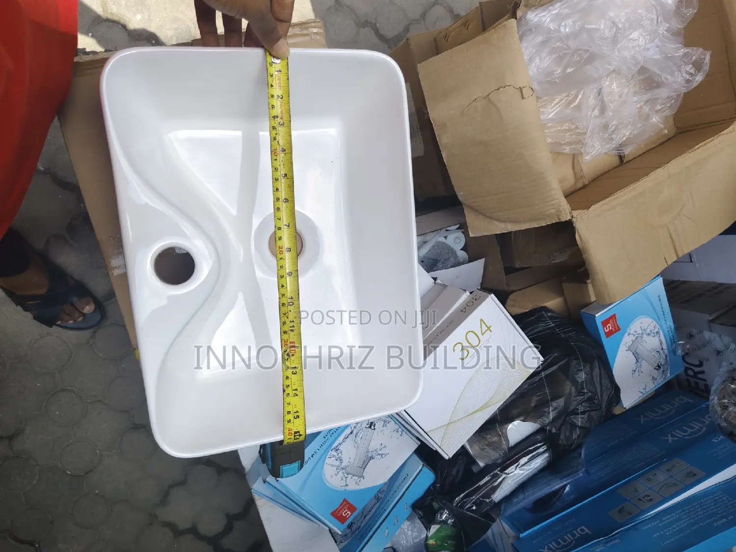 Countertop Basin With Tap Hole
