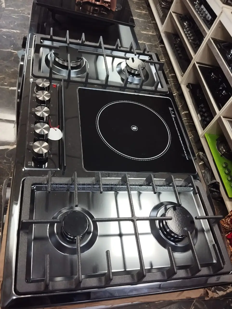 Original PHIIMA Inbuilt Gas Electric Cooker 60by90cm 4+1