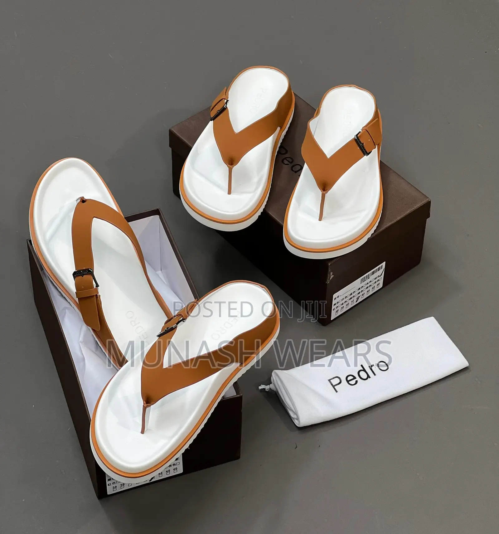 Pedro Leather Slipers