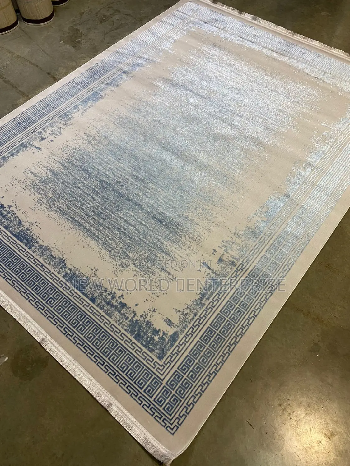 Modern Silky Cashmere Centre Rug