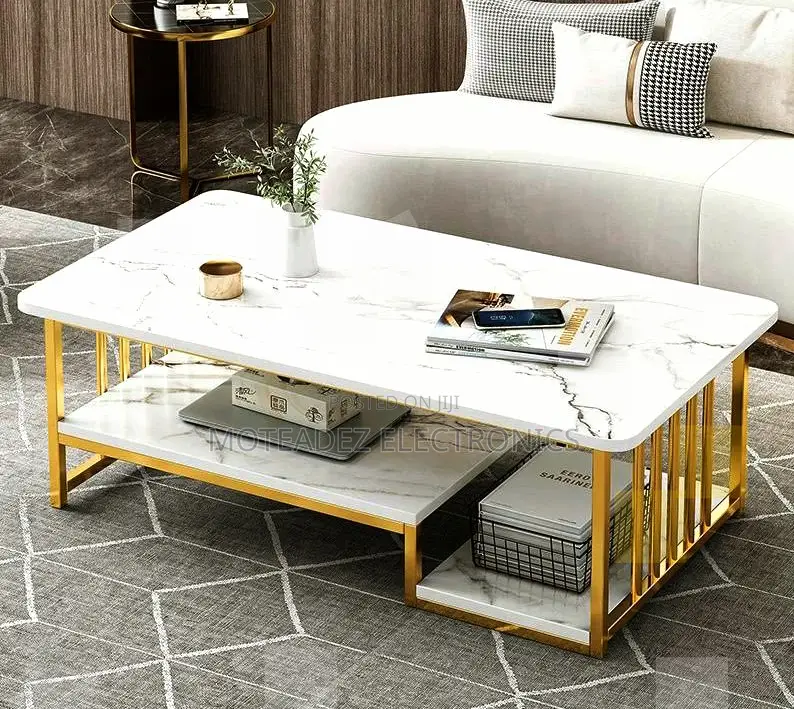 Big Size Classic Marble Design Center Table With Strong Base