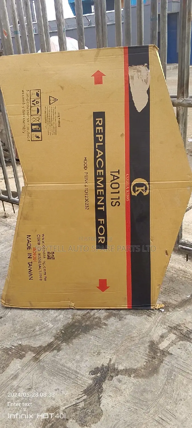 Replacement Bonet for Toyota Corolla 2015