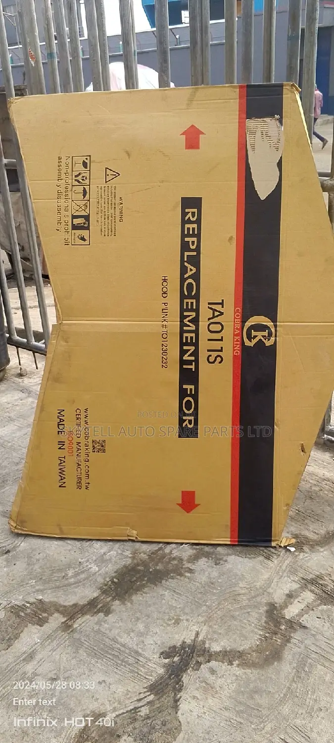 Replacement Bonet for Toyota Corolla 2015