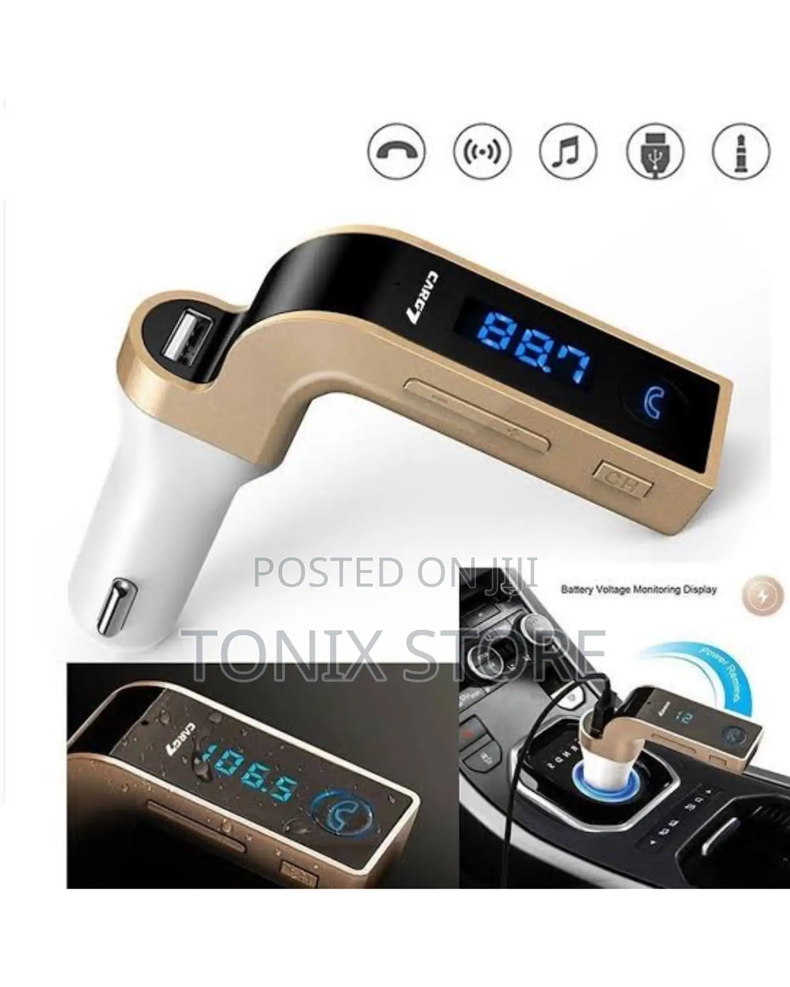 G7 Car Charger With Mp3 Player