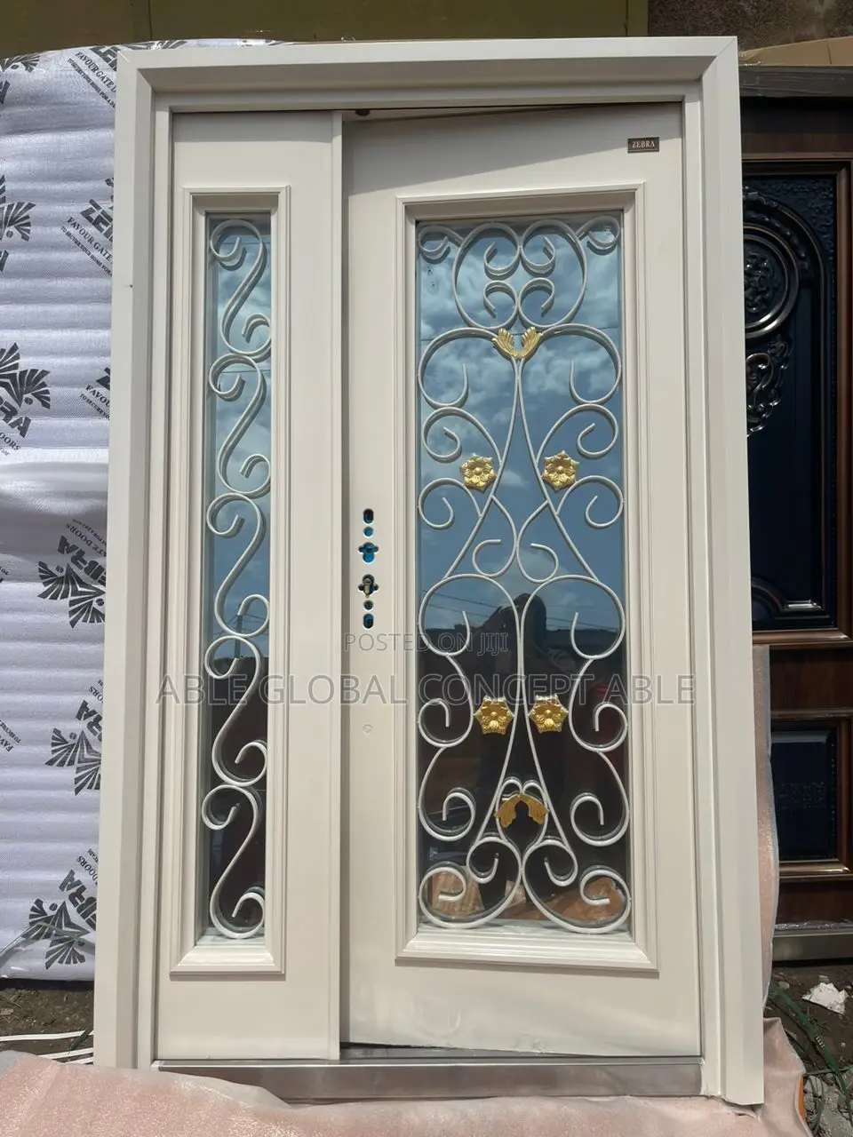 White Balcony Entrance Door