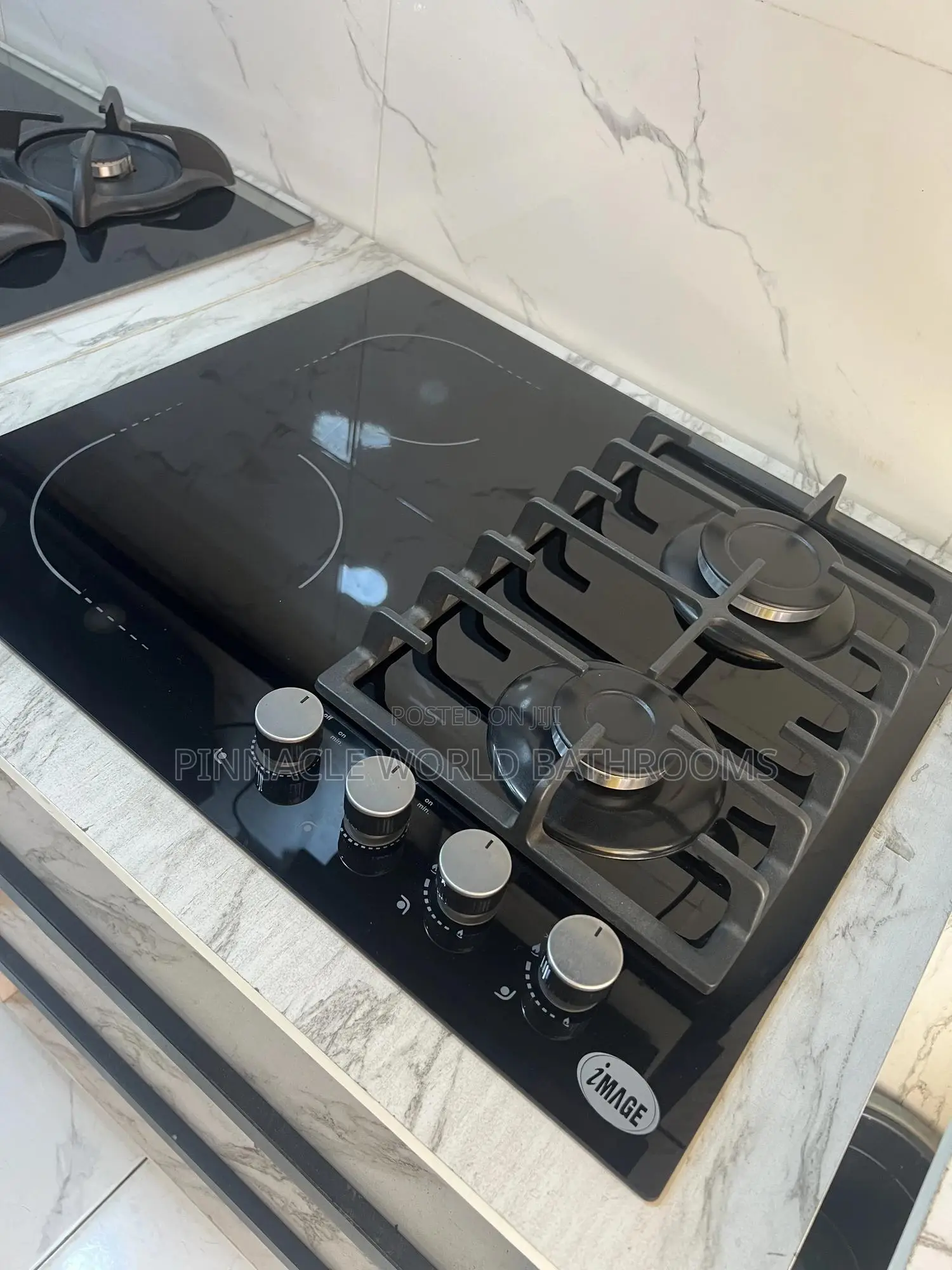 60cm Image Built in Gas Cooker 2 Electric and 2 Gas