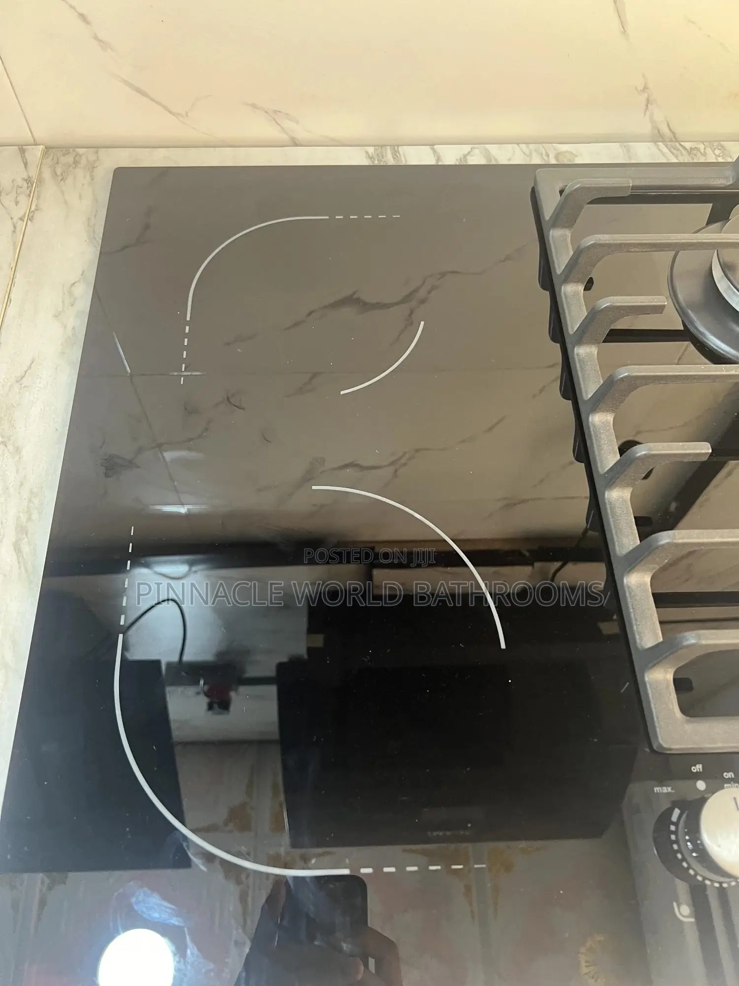 60cm Image Built in Gas Cooker 2 Electric and 2 Gas