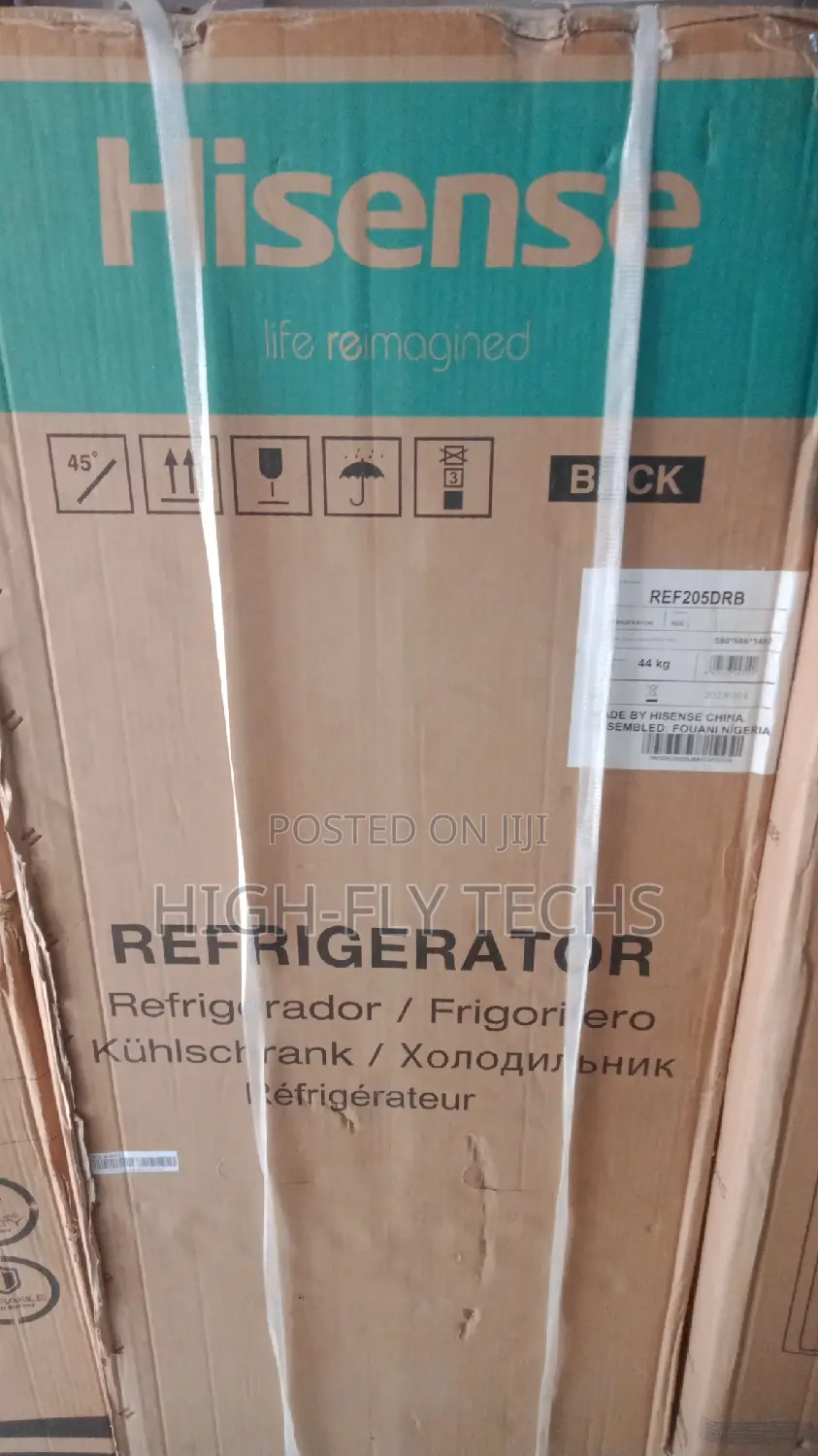 Hisense 205 Liters Double Door Refrigerator | REF 205 DRB