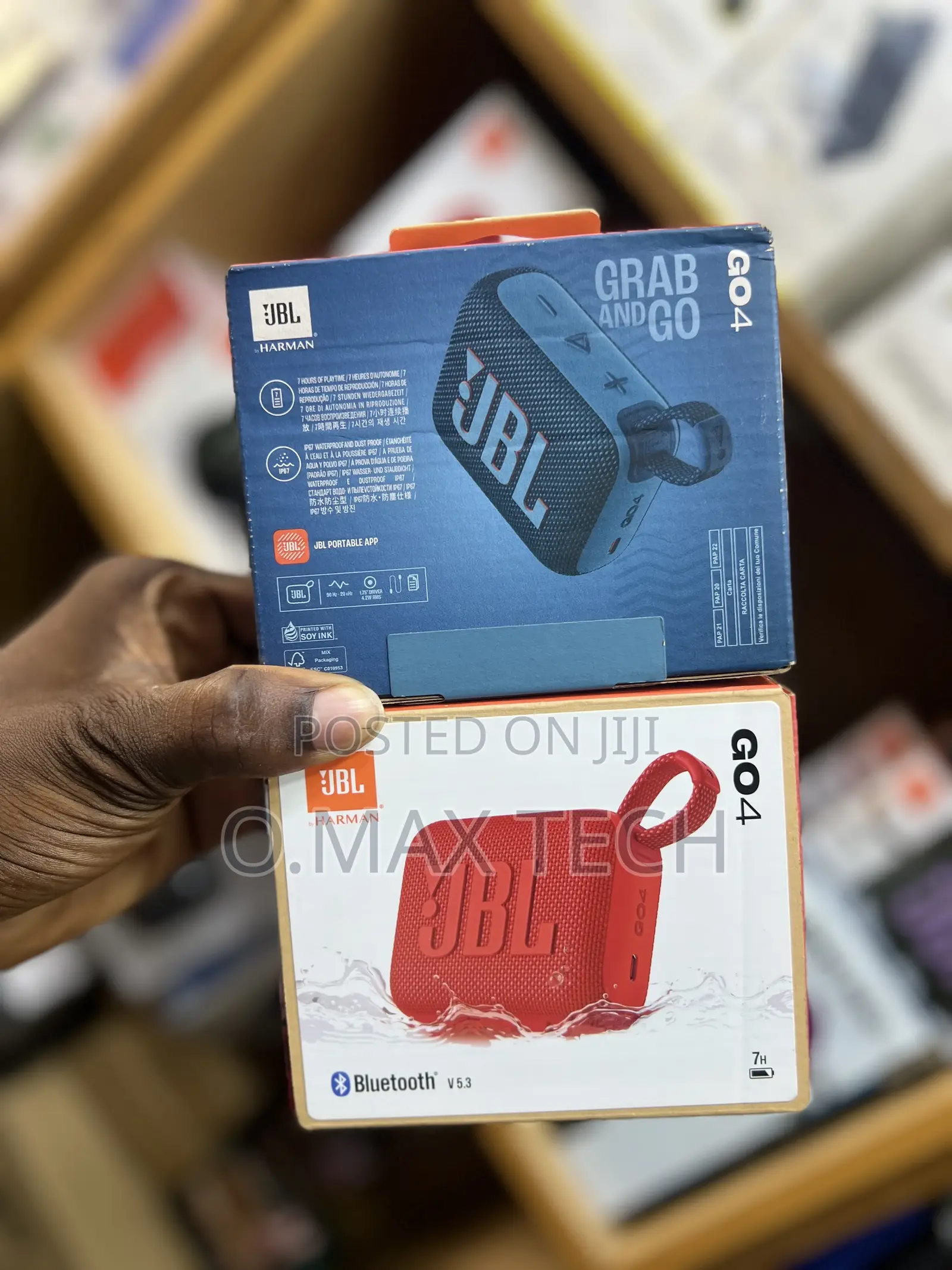 JBL Go 4 Portable Bluetooth Speaker Black