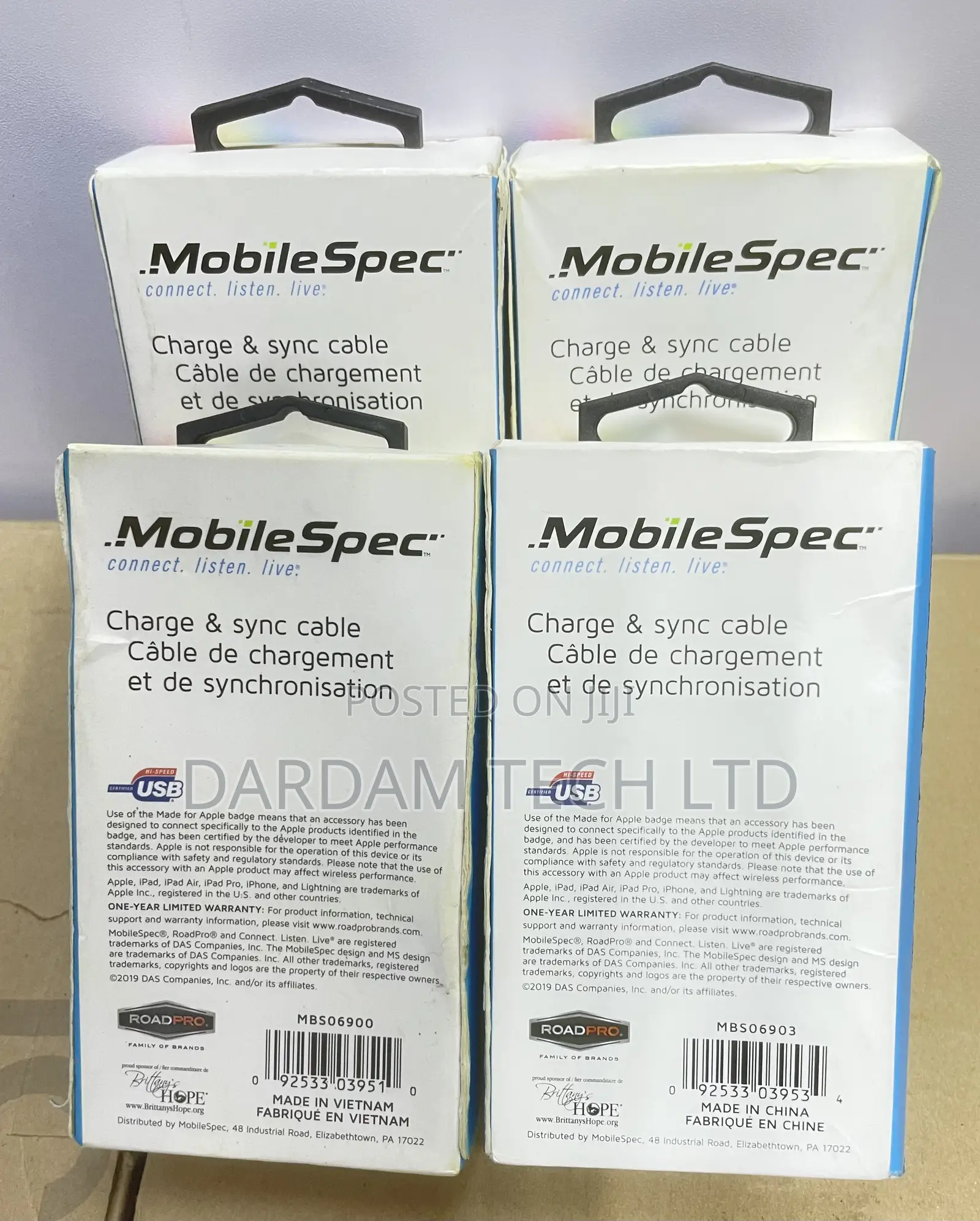 Mobile Spec Charge Sync Cable