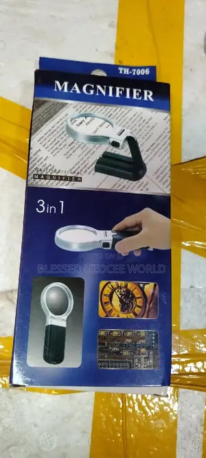 TH-7006 Magnifier 3 in 1 Magnifying Glass Stand With Light